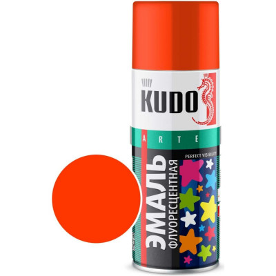 Kudo эмаль флуоресцентная оранжево-красная ku-1206