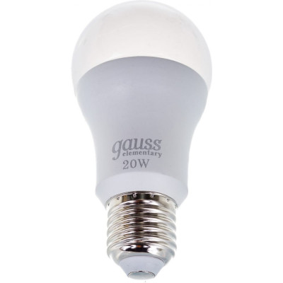 Лампа Gauss LED Elementary A60 20W E27 6500K 23239