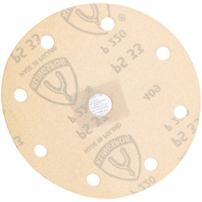 Klingspor шлиф-круг на липучке для обработки красок, лаков и шпаклевок с отверстиями ф150мм; р220; 8 отверстий 149794
