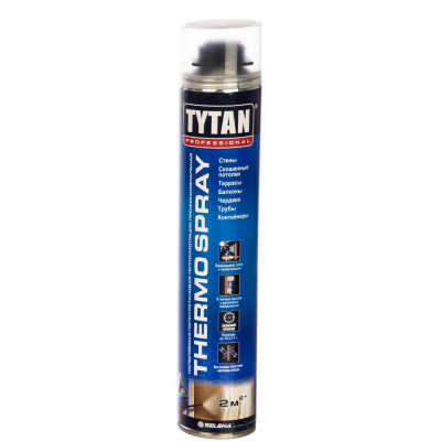 Tytan professional thermospray напыляемая полиуретановая теплоизоляция профессиональная 870мл 66220