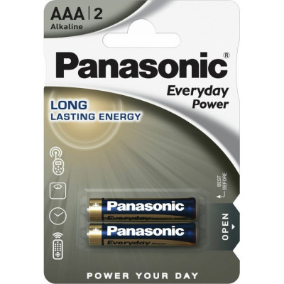 Батарейка Panasonic Everyday Power Standard LR03 AAA 1.5В бл/2 щелочная 5410853024750