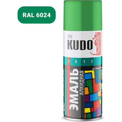 Kudo эмаль универсальная светло-зеленая ku-1006