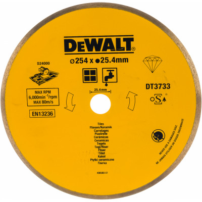 Алмазный диск по плитке Dewalt DT 3733 154249