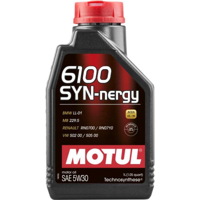 Моторное масло MOTUL 6100 SYN-NERGY 5W30 107970