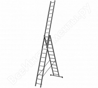 Inforce лестница трехсекционная 3x15 лп-03-15