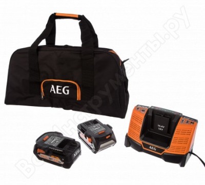 Aeg 18в набор из аккумуляторов и зарядного устройства setll1850bl 4932464019