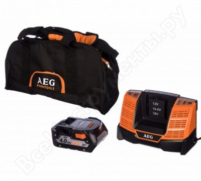 Aeg аккумулятор + зарядное устройство set l1840bl 4932430359