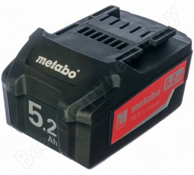 Metabo аккумулятор 18 в 5,2 ач li-power extreme 625592000