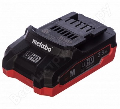 Metabo аккумулятор lihd 18в 3.5 ач 625346000