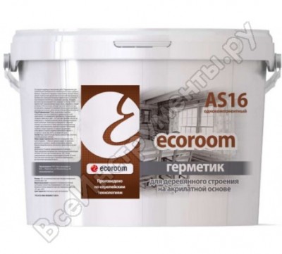 Акриловый герметик для деревянного строения ECOROOM AS-16 E-Герм-4189/15