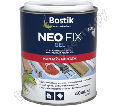 Bostik neo fix gel контактный клей гель 750мл 30611867