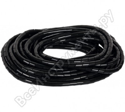Nikomax лента спиральная для организации и защиты кабельных пучков, черная, 10м nmc-swb19-010-bk