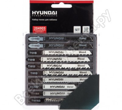 Hyundai пилки для л-ков н-р /10шт/ дер/пл/мет /40/160/ 204905
