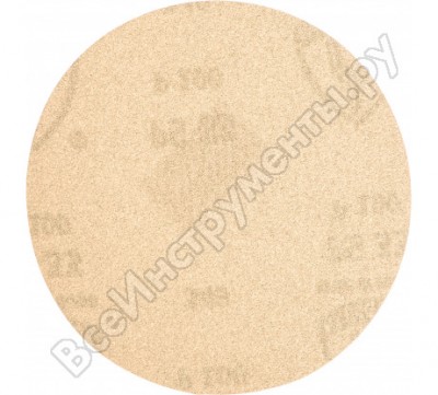 Klingspor шлиф-круг на липучке для обработки красок, лаков и шпаклевок без отверстий ф125мм; р100; 150431