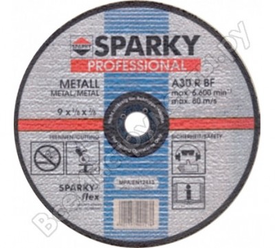 Sparky отрезн. диск по металлу 115x3x22.2 a30r, 10 шт. 190901