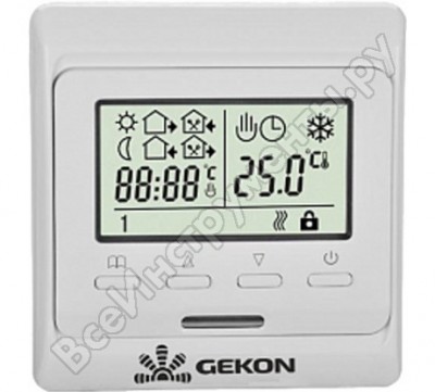 Gekon комнатный термостат управления 3-х скоростной gdtl0.3s24v