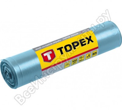 Topex мешки для тяжелых отходов, 5 шт. суперпрочные 23b257