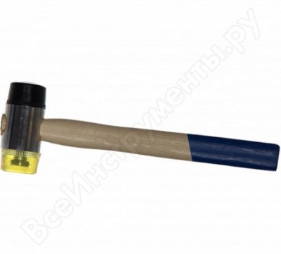 Кобальт молоток рихтовочный кобальт 45 мм, деревянная рукоятка 249-495