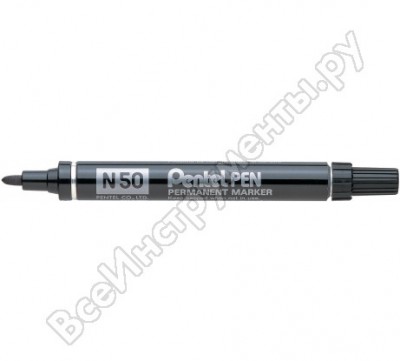 Pentel маркер перманентный pentel pen черный, 4.3 мм n50-a