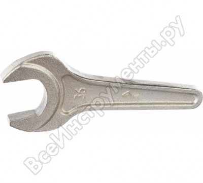 Кзсми ключ кго-36 с открытым зевом односторонний укороченный ту ст.40х оцинкованный 51117217