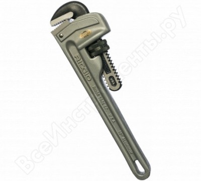 Ridgid алюминиевый прямой трубный ключ 10