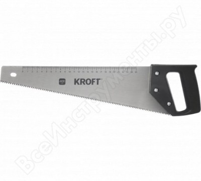 Kroft ножовка по дереву пласт. рук. 400 мм 200140
