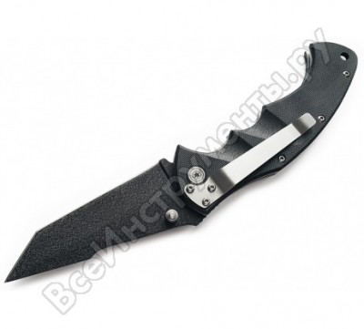 Stinger нож складной , 93 мм черный, рукоять: сталь/пластик черный, g10-7805b