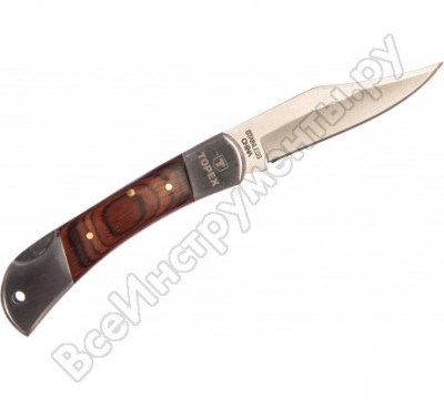 Topex нож универсальный, лезвие 70 мм, складной 98z017