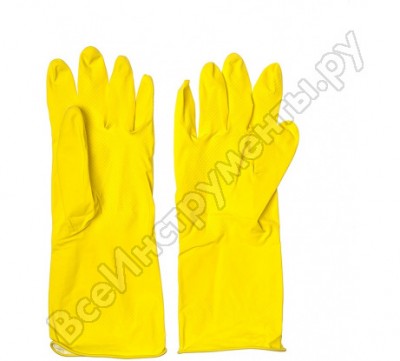 Homequeen перчатки латексные с х/б напылением, размеры l, m 57106