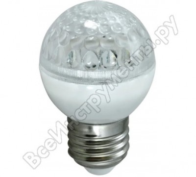 Neon-night светодиодная лампа-шар для украшения 50 мм цоколь е27 10 LED 1 вт тепло-белая 405-616