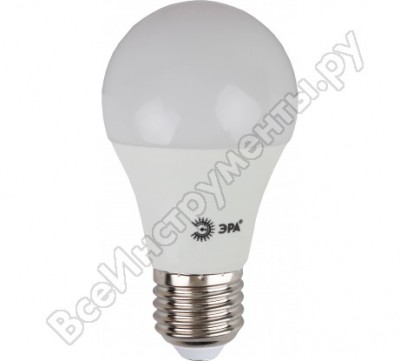Эра лампа светодиодная eco LED a60-10w-840-e27 диод, груша,нейтр б0028005