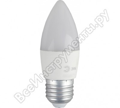 Эра лампа светодиодная eco LED b35-8w-840-e27 диод, свеча,нейтр б0030021