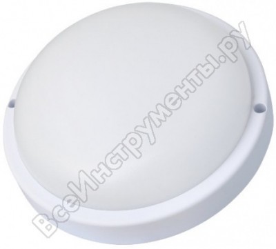 Ultraflash lbf-0301as c01 св-к LED влагозащ, 8 вт, ip54, акустика, круг 13351