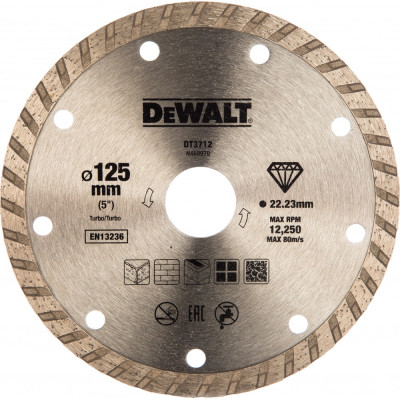 Алмазный отрезной диск для ушм Dewalt DT 3712