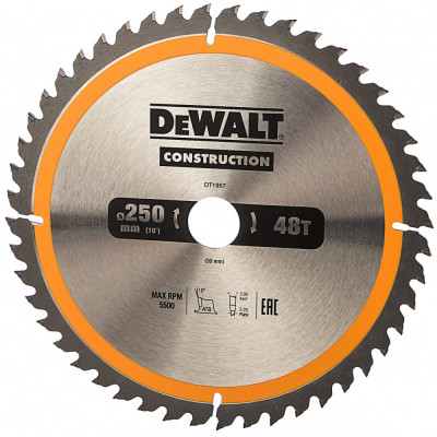 Пильный диск Dewalt DT1957 CONSTRUCT