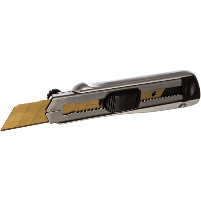 Inforce строительный нож 25 мм в металлическом корпусе 06-02-14