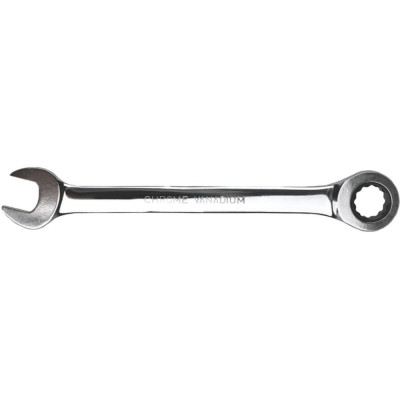 Topex комбинированный ключ с трещоткой, храповой механизм 48 зубцов, сталь crv 35d741