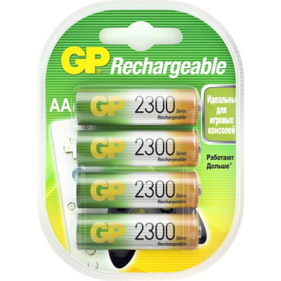 Перезаряжаемые аккумуляторы GP 230AAHC 230AAHC-2DECRC4 40/400