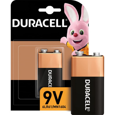 Батарейка Duracell 6LR61-1BL /6LF22-1BL/6LP3146 00000754