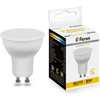 Светодиодная лампа FERON LB-560 9W 230V GU10 2700K 25842