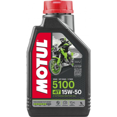Моторное масло MOTUL 5100 4T SAE 15W50 104080