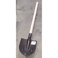 Gigant лопата штыковая из рельсовой стали с черенком и ребрами жесткости grl-01