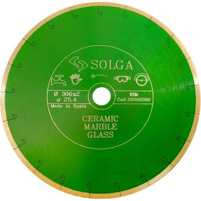 Алмазный диск Solga Diamant CERAMICS, MARBLE 20000300
