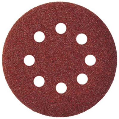 Klingspor шлиф-круг на липучке для обработки древесины/металла с отверстиями ф125мм р40; 8 отв 89486