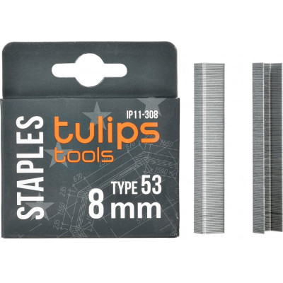 Tulips tools скобы для степлера тип 53 8 мм ip11-308