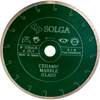 Алмазный диск Solga Diamant CERAMICS, MARBLE 20000231