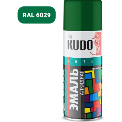 Kudo эмаль универсальная зелёная ku-10081