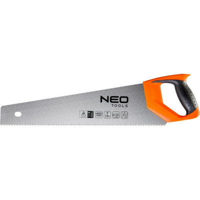 Neo tools ножовка по дереву, 450 мм, 7tpi 41-036