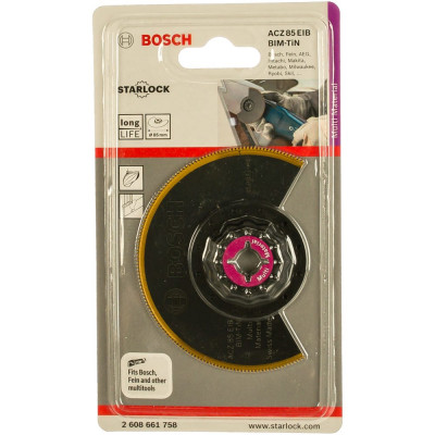 Сегментированный пильный диск Bosch BIM -TIN 2608661758