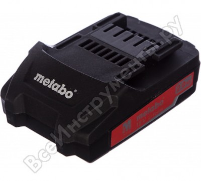 Metabo аккумулятор 18 в 2.0 ач, li-power 625596000